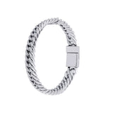 Ancient Silver Bicycle Chain Link Bracelet Men Women 9MM Wide