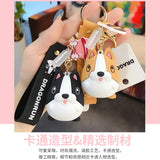 Corgi Key Chain Cute Car Bag Pendant Keychain Gift for Her