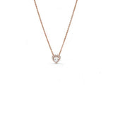 925 Silver Christmas Heart Necklace for Women