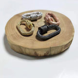 Spiral CZ Pendant Buckle for Jewelry Making DIY