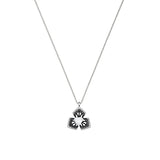 Rotating Orchid Crystal Necklace for Women Bride Gift