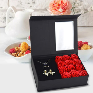 Eternal Soap Rose Exquisite Valentines Rose Jewelry Box