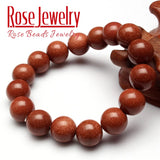 Natural Blue/Gold Sandstone Beads Bracelet Solar System