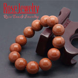 Natural Blue/Gold Sandstone Beads Bracelet Solar System