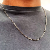 4mm Stainless Steel Classic Chain Necklace for Men and Women