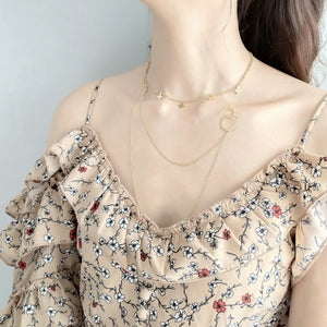 925 Silver Small Cross Pendant Necklaces Women Chokers Silver Jewelry
