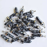 Snowflake Bullet Charm Point Chakra Pendant 24pcs/lot