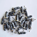 Snowflake Bullet Charm Point Chakra Pendant 24pcs/lot