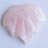 Stone Maple Leaf Pendants for Necklace Making - 3pcs/lot