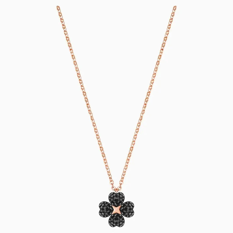 Flower Pendant Necklace Petal Rose Chain for Women