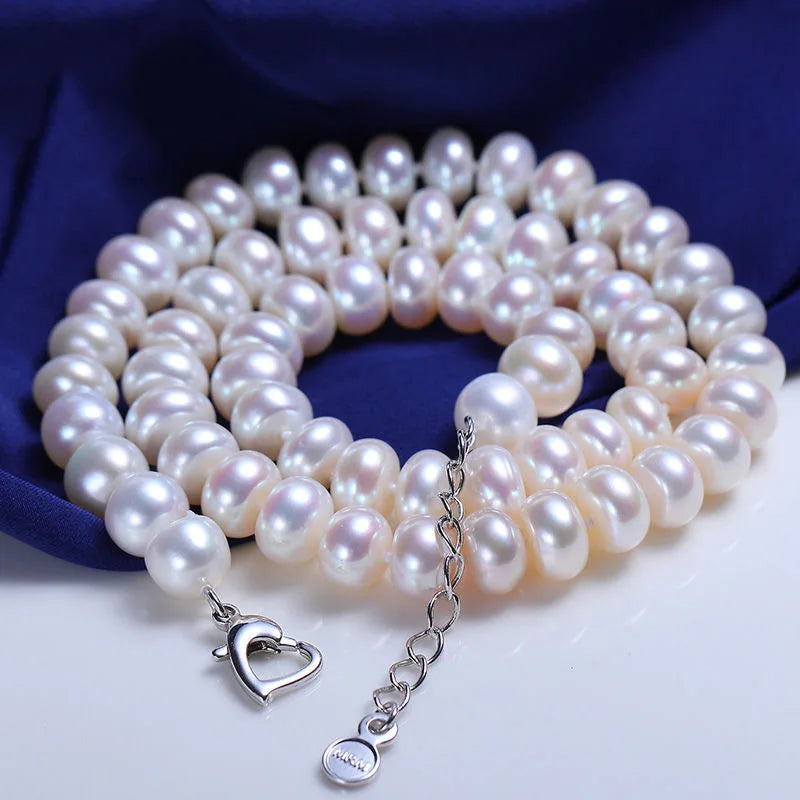 Freshwater Pearl Necklace Female Natural Pearl Choker Necklace