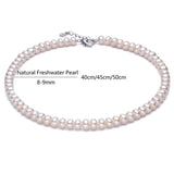 Freshwater Pearl Necklace Female Natural Pearl Choker Necklace