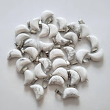 High Moon Natural Stone Pendant Charms Lot for Jewelry Making