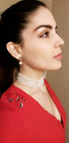 Layer Chains Pearl Necklaces Party Wedding Bride Necklace Choker