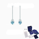 Enchanting Amethyst Linear Earrings for Women