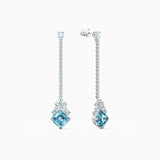 Enchanting Amethyst Linear Earrings for Women