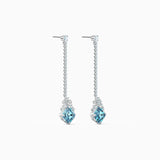 Enchanting Amethyst Linear Earrings for Women