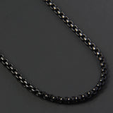 Box Chain Necklace Men Titanium Steel Chain Choker Men Necklace Jewelry