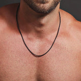Box Chain Necklace Men Titanium Steel Chain Choker Men Necklace Jewelry