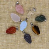Natural Stone Skull Necklace Pendant Accessory Small Size