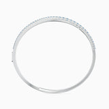Platinum Rotation Bracelet with Turquoise Elements