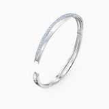 Platinum Rotation Bracelet with Turquoise Elements