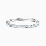 Platinum Rotation Bracelet with Turquoise Elements