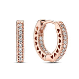 Shining O-shaped Earrings Collection for Women