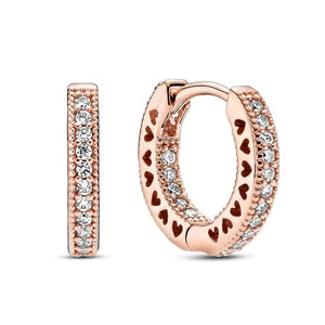 Shining O-shaped Earrings Collection for Women