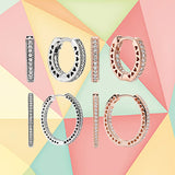 Shining O-shaped Earrings Collection for Women