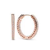 Shining O-shaped Earrings Collection for Women