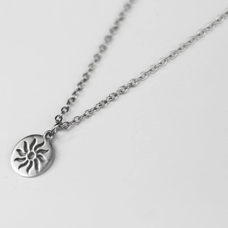 Yin Yang Pendant Necklace Stainless Steel Men Jewelry Gift