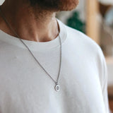 Yin Yang Pendant Necklace Stainless Steel Men Jewelry Gift