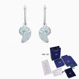 Conch Pattern Crystal Pierced Earrings - Romantic Jewelry Gift