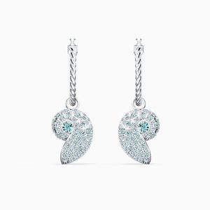 Conch Pattern Crystal Pierced Earrings - Romantic Jewelry Gift