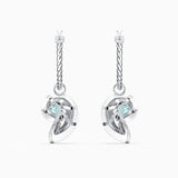 Conch Pattern Crystal Pierced Earrings - Romantic Jewelry Gift