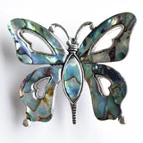 Abalone Shell Butterfly Necklace Brooch Pendant 3pcs/lot