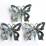 Abalone Shell Butterfly Necklace Brooch Pendant 3pcs/lot