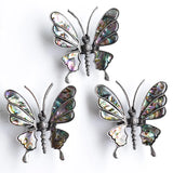 Abalone Shell Butterfly Necklace Brooch Pendant 3pcs/lot
