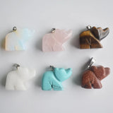 12pcs Mixed Bear Pendants for Necklace Jewelry Making