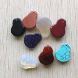 Natural Stone Buddha Carved Charm Mixed Pendants for Jewelry Making