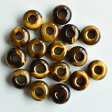 Natural Stone Round Big Hole Beads for Bracelet Charms 50pcs/lot