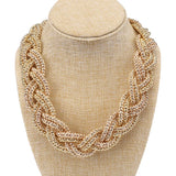 Bohemian Gray Pearl Necklace for Women