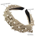 Pearl Hair Band Tiara Hair Clips