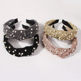 Pearl Hair Band Tiara Hair Clips
