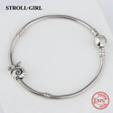 925 Silver Snail Charm European Bracelet Jewelry for Women