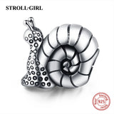 925 Silver Snail Charm European Bracelet Jewelry for Women