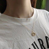 Goddess Wreath Weave Pendant Necklace 925 Sterling Silver Jewelry