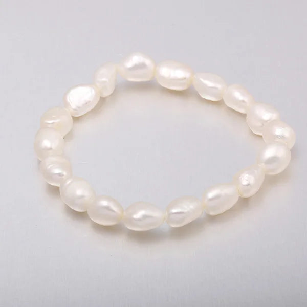 6-7mm Freshwater Pearl Bracelet for Women - Natural Pearl Bracelet Gift