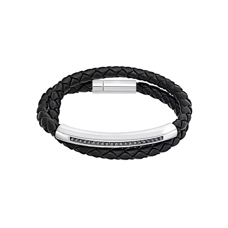 Hip Hop Rock Men's Leather Hand Rope Bracelet